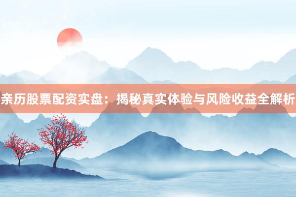 亲历股票配资实盘：揭秘真实体验与风险收益全解析